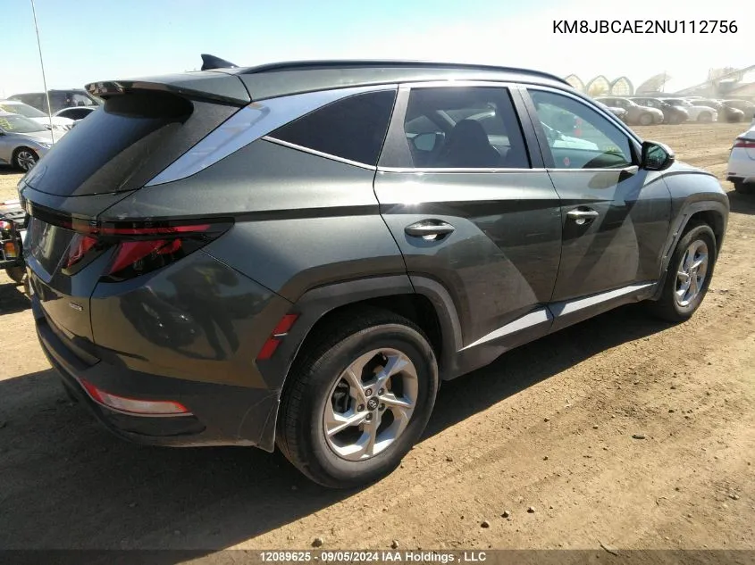 KM8JBCAE2NU112756 2022 Hyundai Tucson Sel