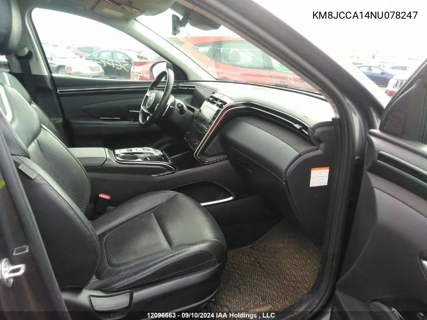 KM8JCCA14NU078247 2022 Hyundai Tucson Luxury