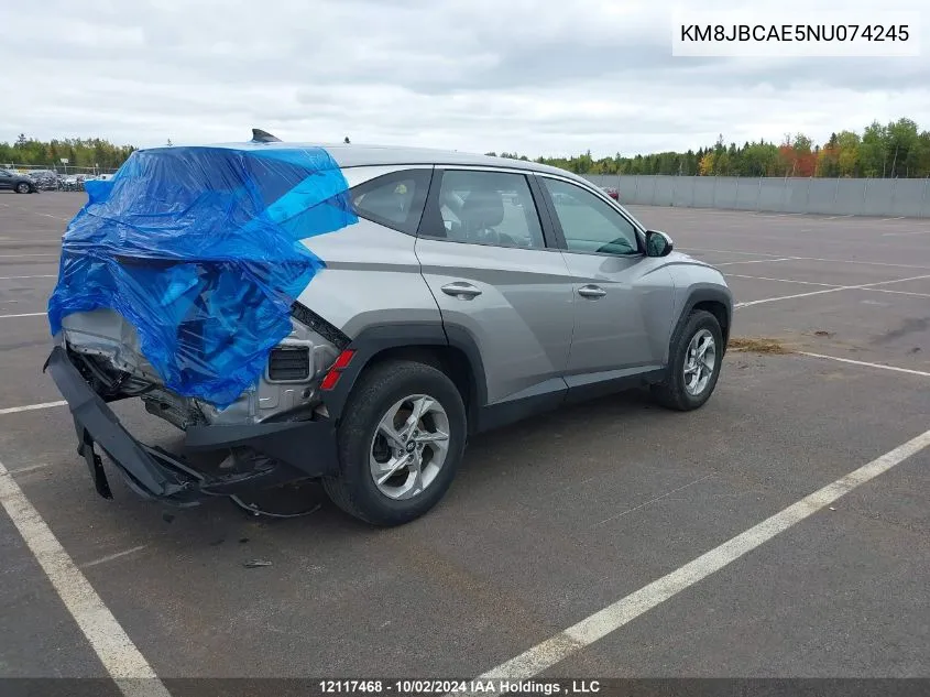 KM8JBCAE5NU074245 2022 Hyundai Tucson Sel