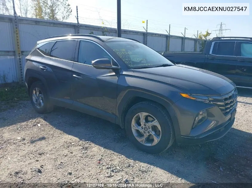 2022 Hyundai Tucson Preferred Awd With Trend Package VIN: KM8JCCAEXNU027547 Lot: 12127169