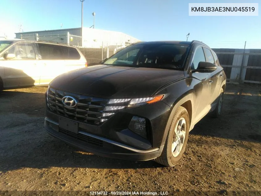 KM8JB3AE3NU045519 2022 Hyundai Tucson Preferred Fwd