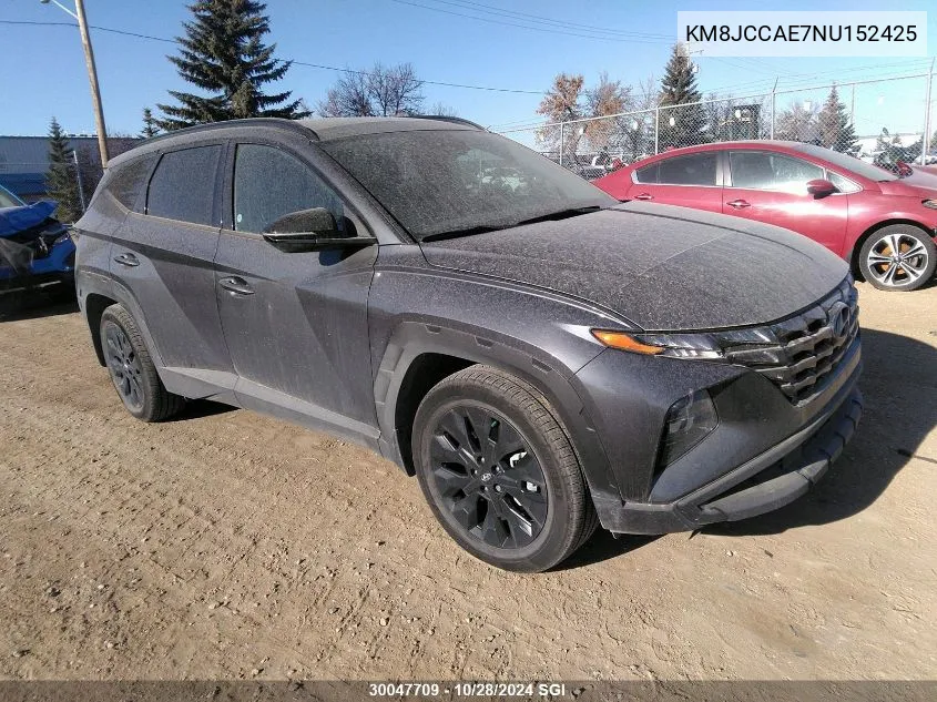 KM8JCCAE7NU152425 2022 Hyundai Tucson Sel