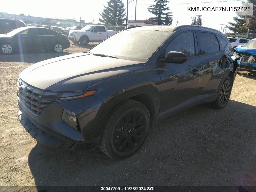 KM8JCCAE7NU152425 2022 Hyundai Tucson Sel