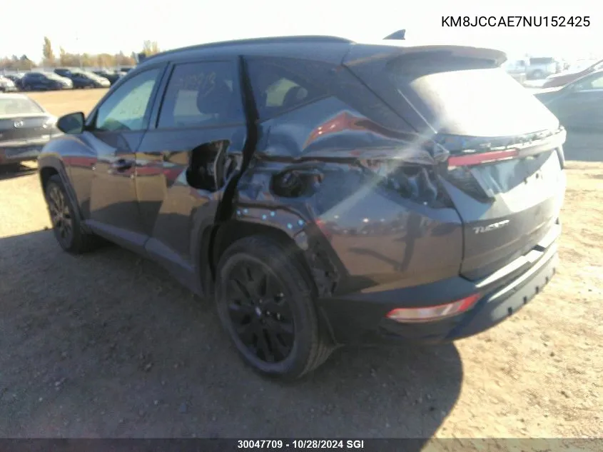 KM8JCCAE7NU152425 2022 Hyundai Tucson Sel