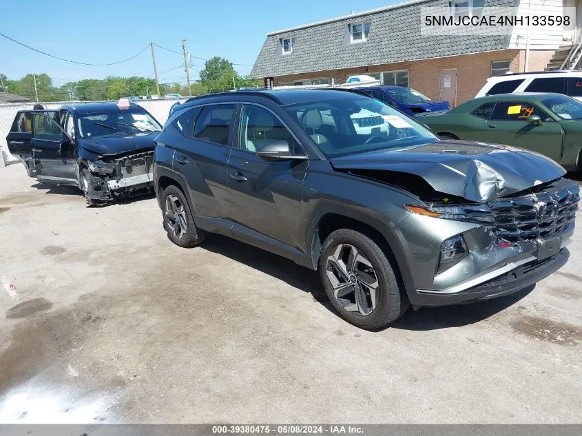 2022 Hyundai Tucson Sel VIN: 5NMJCCAE4NH133598 Lot: 39380475