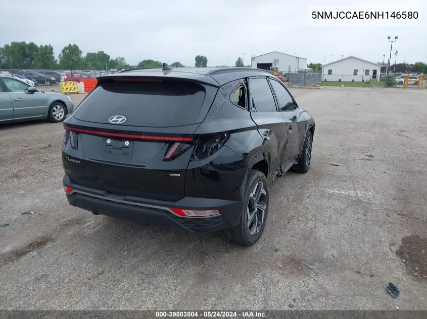 2022 Hyundai Tucson Sel VIN: 5NMJCCAE6NH146580 Lot: 39503804