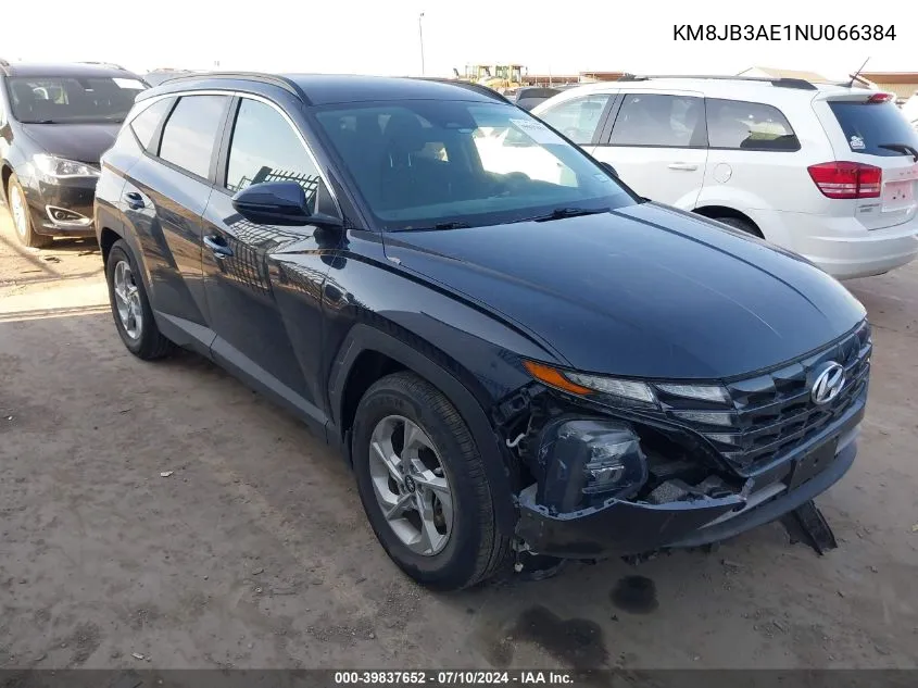 2022 Hyundai Tucson Sel VIN: KM8JB3AE1NU066384 Lot: 39837652