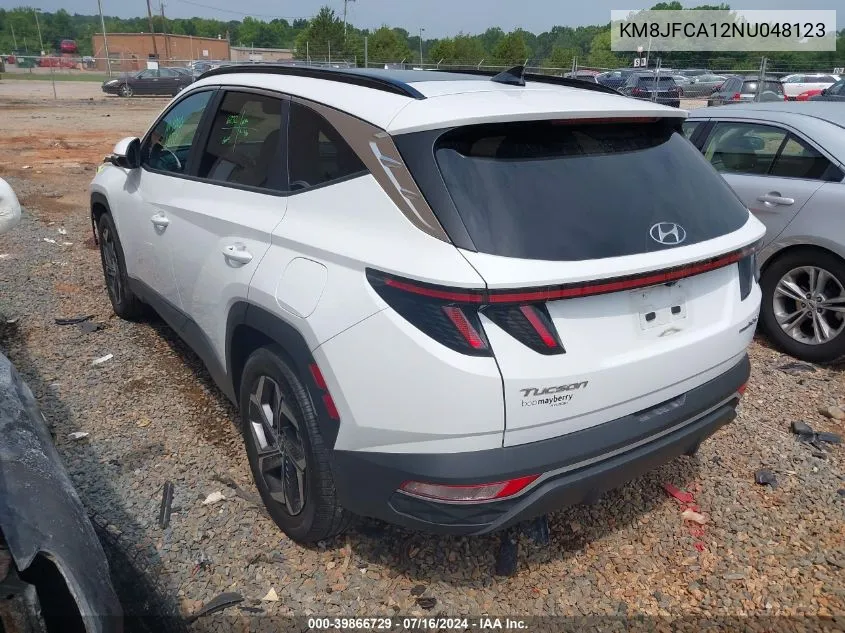 2022 Hyundai Tucson Hybrid Sel Convenience VIN: KM8JFCA12NU048123 Lot: 39866729