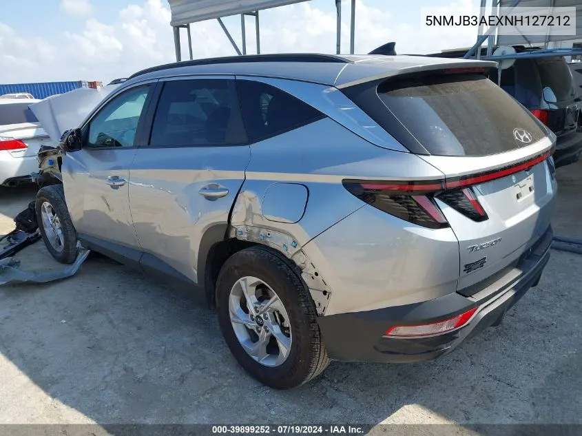 2022 Hyundai Tucson Sel VIN: 5NMJB3AEXNH127212 Lot: 39899252