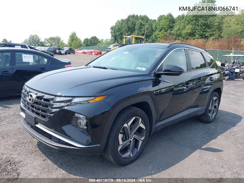 2022 Hyundai Tucson Hybrid Sel Convenience VIN: KM8JFCA18NU066741 Lot: 40119778