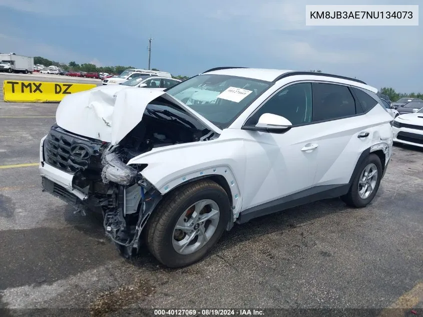 KM8JB3AE7NU134073 2022 Hyundai Tucson Sel