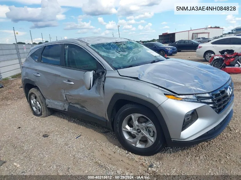 2022 Hyundai Tucson Se VIN: 5NMJA3AE4NH084828 Lot: 40215812