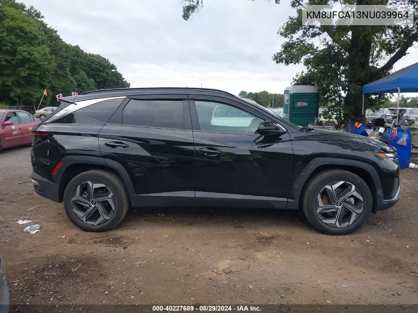 2022 Hyundai Tucson Hybrid Sel Convenience VIN: KM8JFCA13NU039964 Lot: 40227689