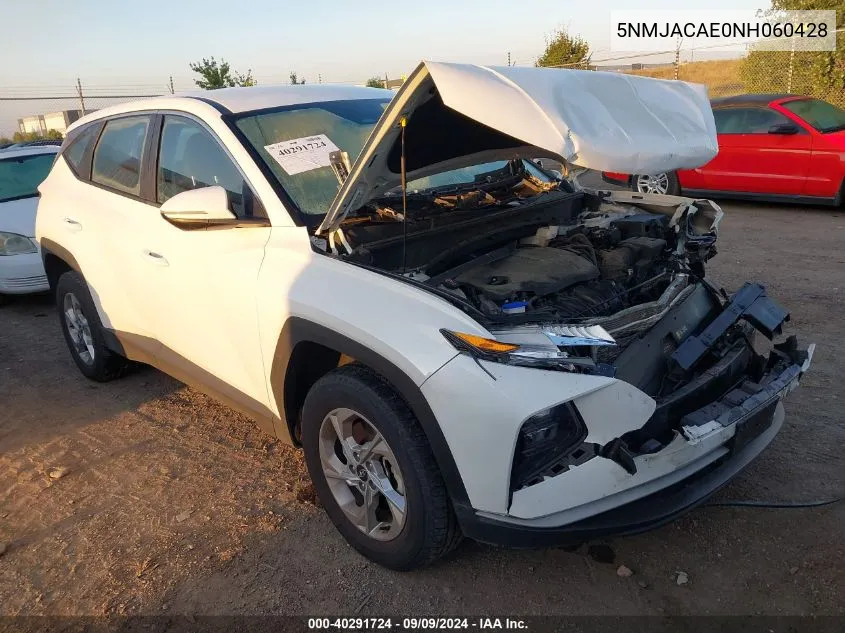 2022 Hyundai Tucson Se VIN: 5NMJACAE0NH060428 Lot: 40291724