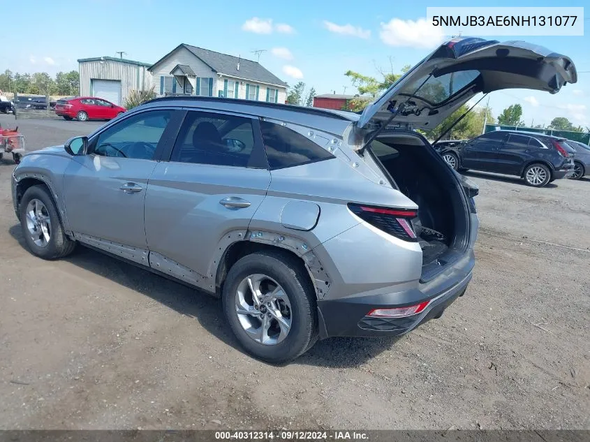 2022 Hyundai Tucson Sel VIN: 5NMJB3AE6NH131077 Lot: 40312314