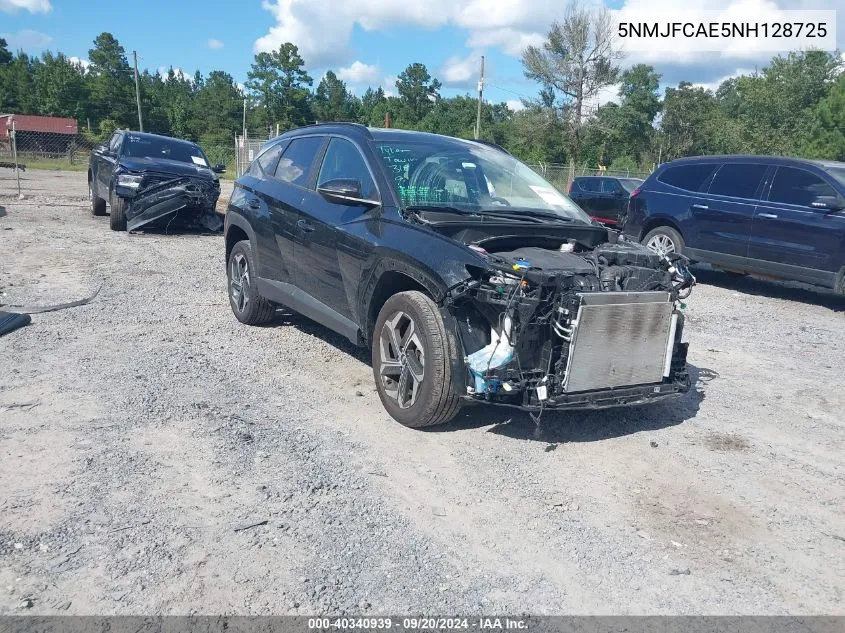 2022 Hyundai Tucson Sel VIN: 5NMJFCAE5NH128725 Lot: 40340939