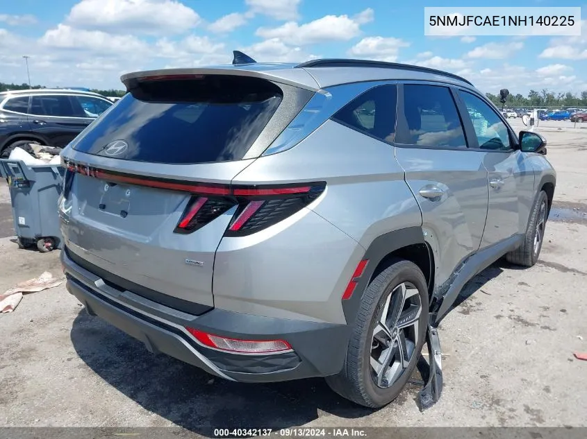 2022 Hyundai Tucson N Line/Sel VIN: 5NMJFCAE1NH140225 Lot: 40342137