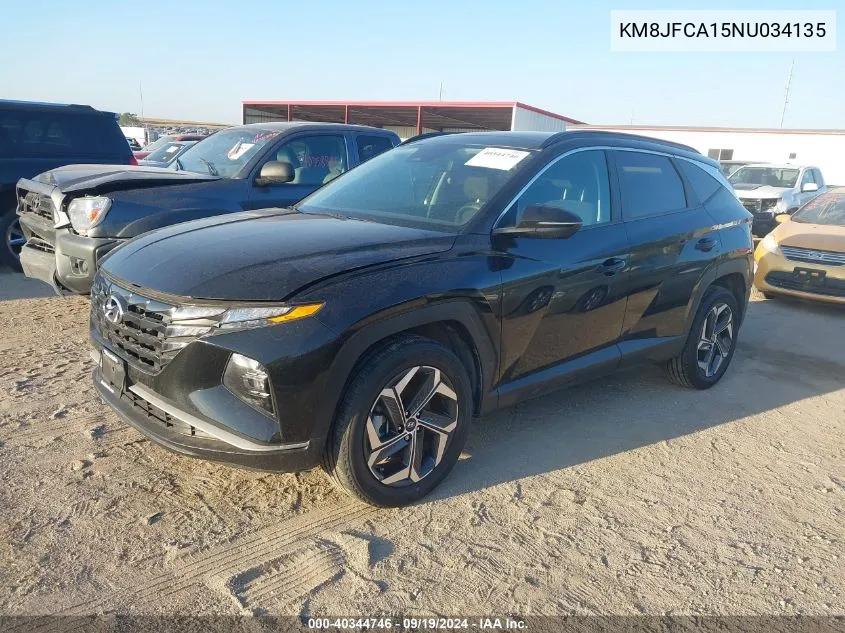 2022 Hyundai Tucson Hybrid Sel Convenience VIN: KM8JFCA15NU034135 Lot: 40344746