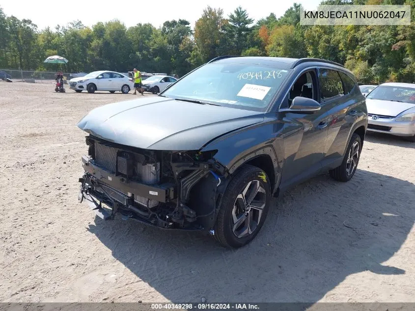 KM8JECA11NU062047 2022 Hyundai Tucson Hybrid Limited