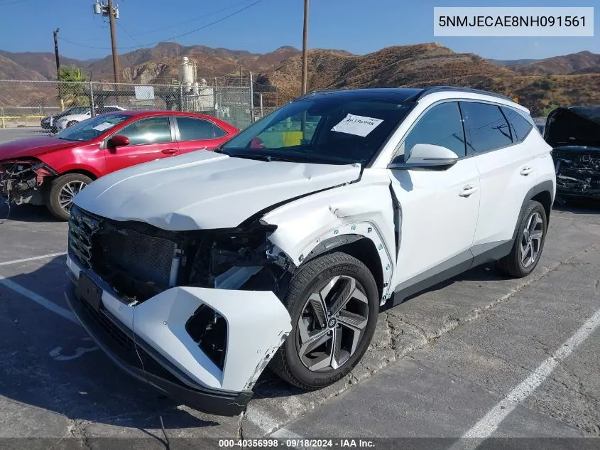 2022 Hyundai Tucson Limited VIN: 5NMJECAE8NH091561 Lot: 40356998