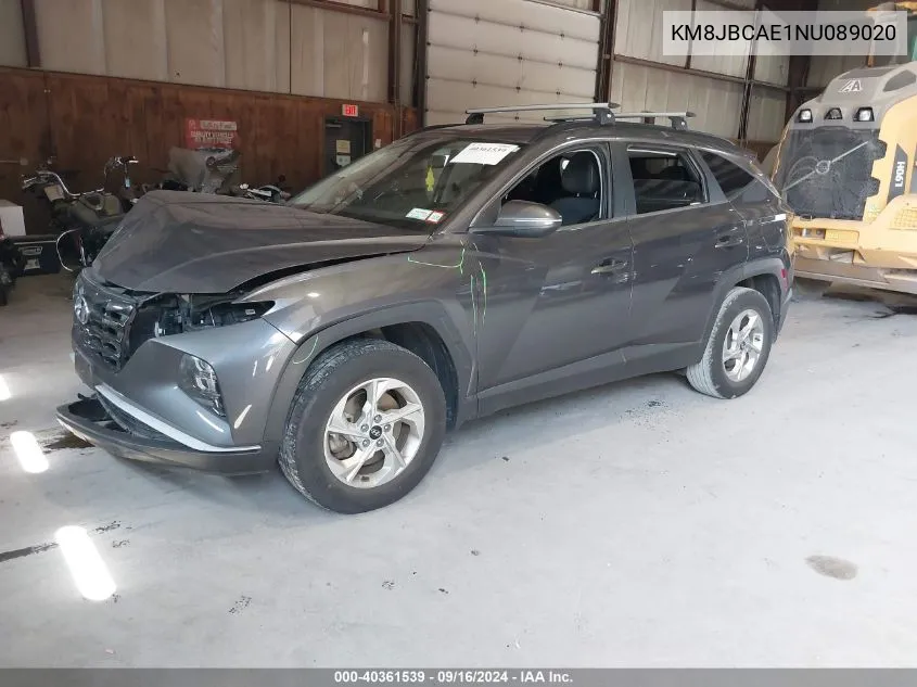 2022 Hyundai Tucson Sel VIN: KM8JBCAE1NU089020 Lot: 40361539