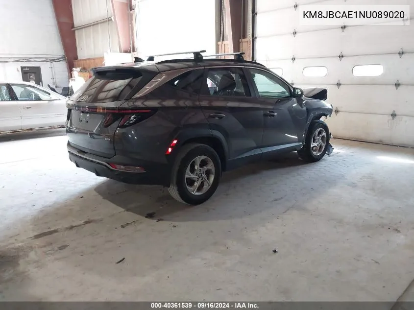 KM8JBCAE1NU089020 2022 Hyundai Tucson Sel