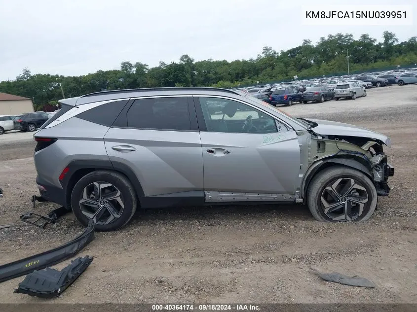 2022 Hyundai Tucson Hybrid Sel Convenience VIN: KM8JFCA15NU039951 Lot: 40364174