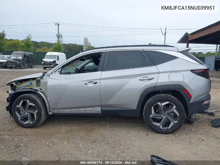 2022 Hyundai Tucson Hybrid Sel Convenience VIN: KM8JFCA15NU039951 Lot: 40364174