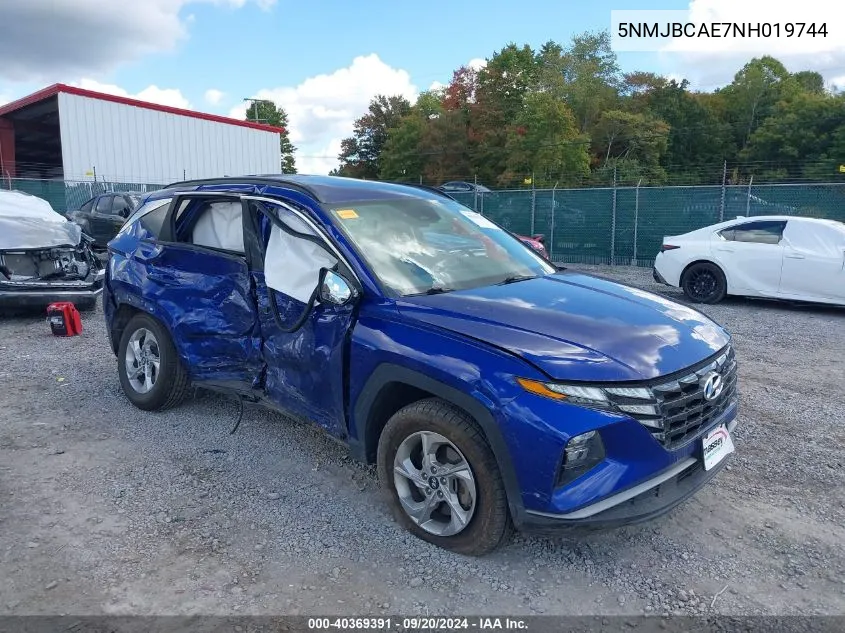 2022 Hyundai Tucson Sel VIN: 5NMJBCAE7NH019744 Lot: 40369391