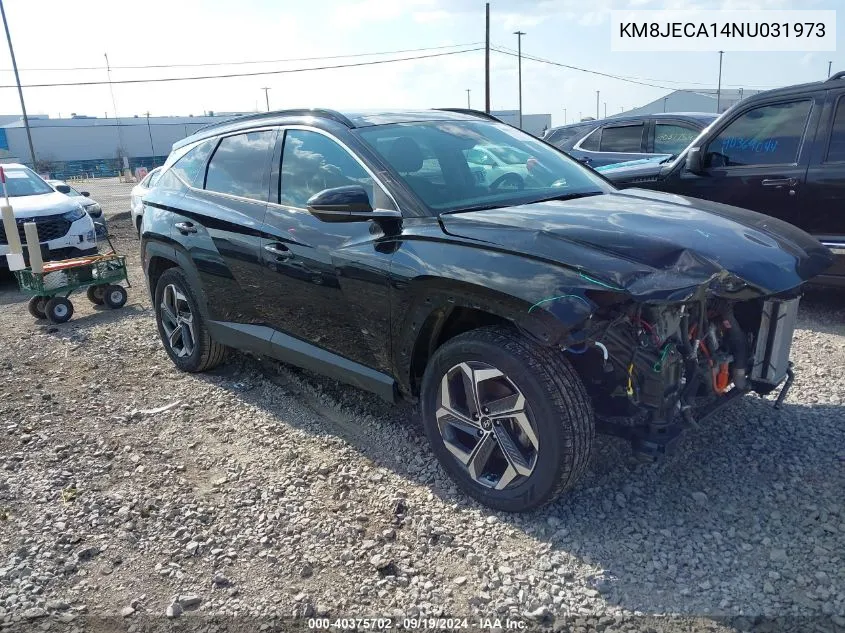 2022 Hyundai Tucson Hybrid Limited VIN: KM8JECA14NU031973 Lot: 40375702