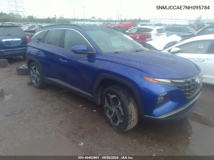 2022 Hyundai Tucson Sel VIN: 5NMJCCAE7NH095784 Lot: 40402901