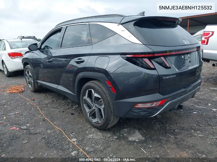 2022 Hyundai Tucson Limited VIN: 5NMJE3AE8NH125532 Lot: 40421063