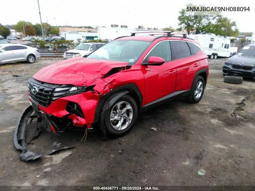 2022 Hyundai Tucson Sel VIN: 5NMJBCAE9NH088094 Lot: 40436771