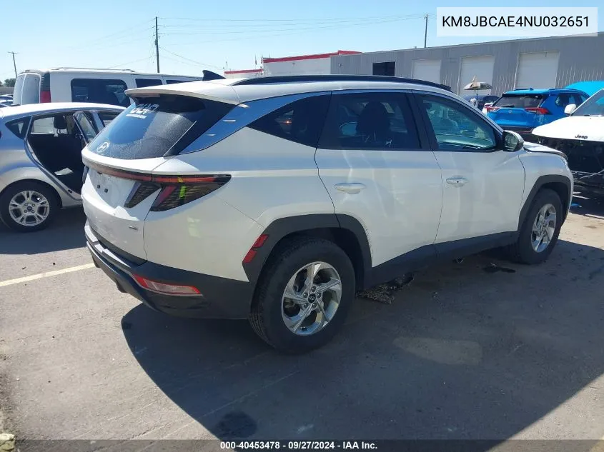 KM8JBCAE4NU032651 2022 Hyundai Tucson Sel