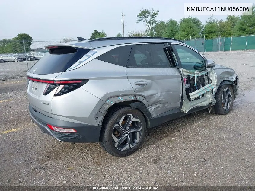 2022 Hyundai Tucson Limited VIN: KM8JECA11NU056006 Lot: 40460234