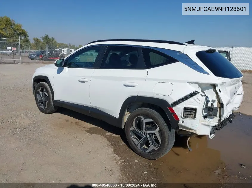 2022 Hyundai Tucson Sel VIN: 5NMJFCAE9NH128601 Lot: 40546868