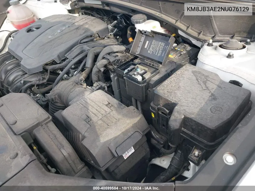 KM8JB3AE2NU076129 2022 Hyundai Tucson Sel