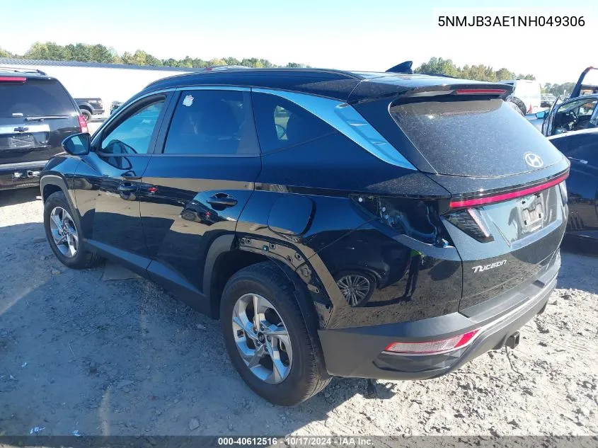 5NMJB3AE1NH049306 2022 Hyundai Tucson Sel