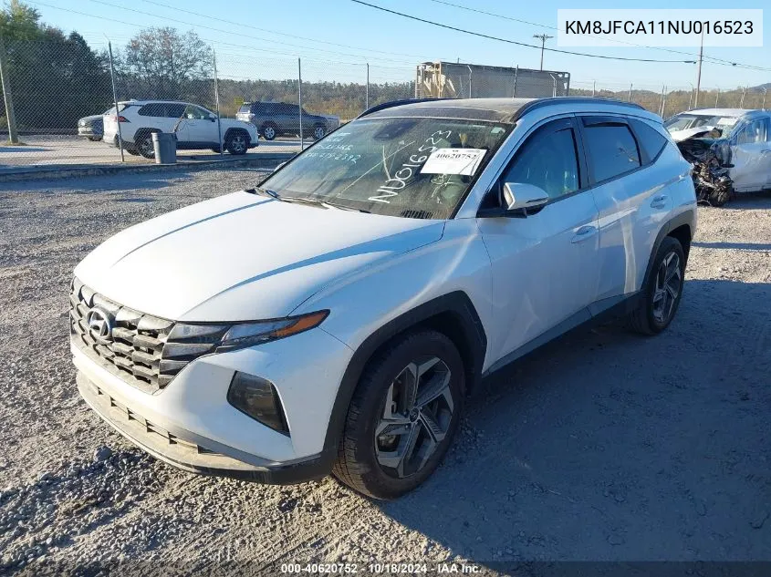 KM8JFCA11NU016523 2022 Hyundai Tucson Hybrid Sel Convenience