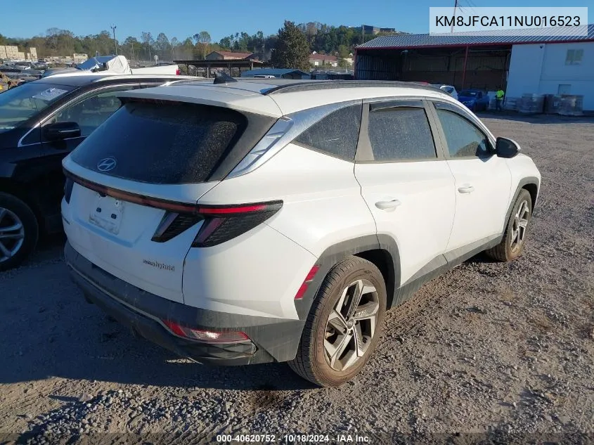 2022 Hyundai Tucson Hybrid Sel Convenience VIN: KM8JFCA11NU016523 Lot: 40620752