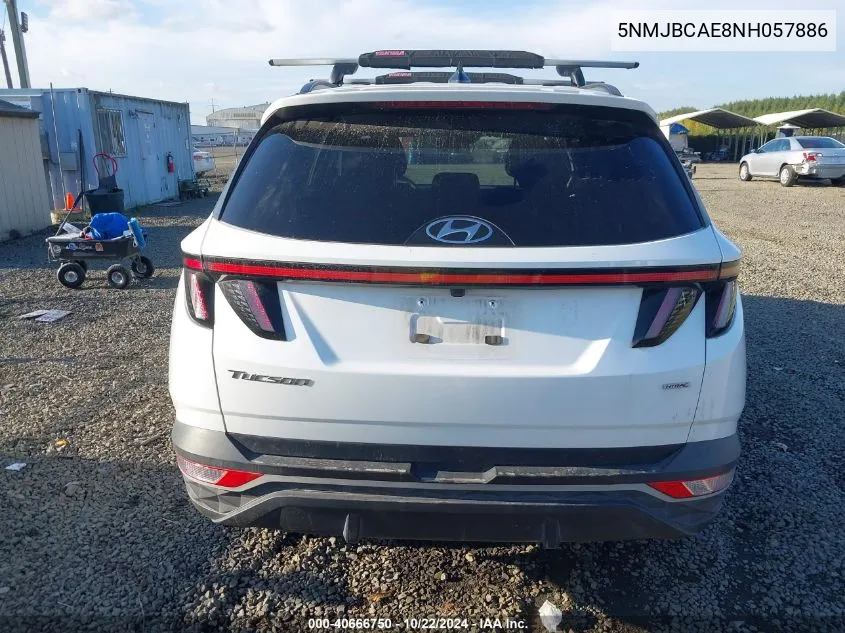 5NMJBCAE8NH057886 2022 Hyundai Tucson Sel