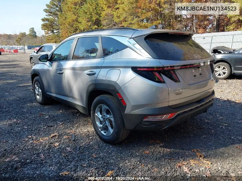 2022 Hyundai Tucson Sel VIN: KM8JBCAE1NU134523 Lot: 40702264