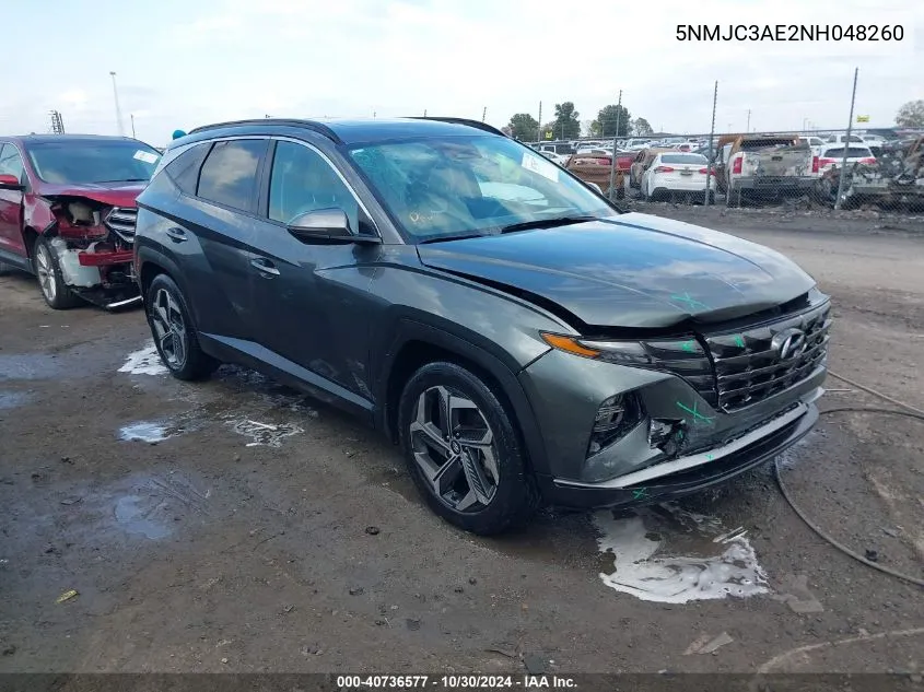 5NMJC3AE2NH048260 2022 Hyundai Tucson Sel