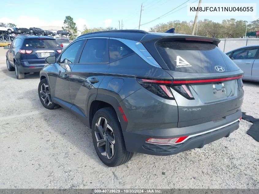 KM8JFCA11NU046055 2022 Hyundai Tucson Hybrid Sel Convenience