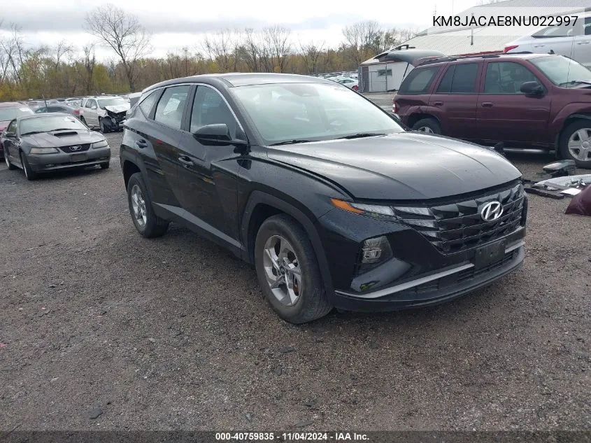 2022 Hyundai Tucson Se VIN: KM8JACAE8NU022997 Lot: 40759835