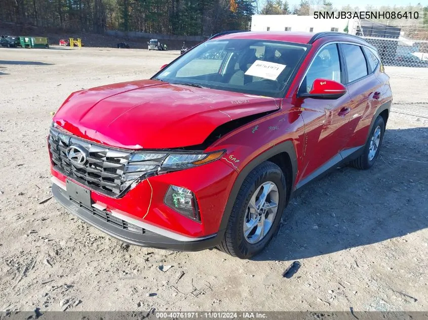 2022 Hyundai Tucson Sel VIN: 5NMJB3AE5NH086410 Lot: 40761971