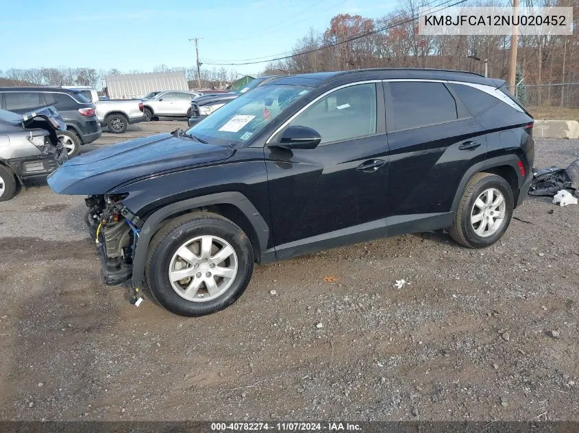 2022 Hyundai Tucson Hybrid Sel Convenience VIN: KM8JFCA12NU020452 Lot: 40782274