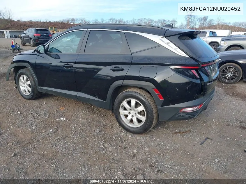 2022 Hyundai Tucson Hybrid Sel Convenience VIN: KM8JFCA12NU020452 Lot: 40782274