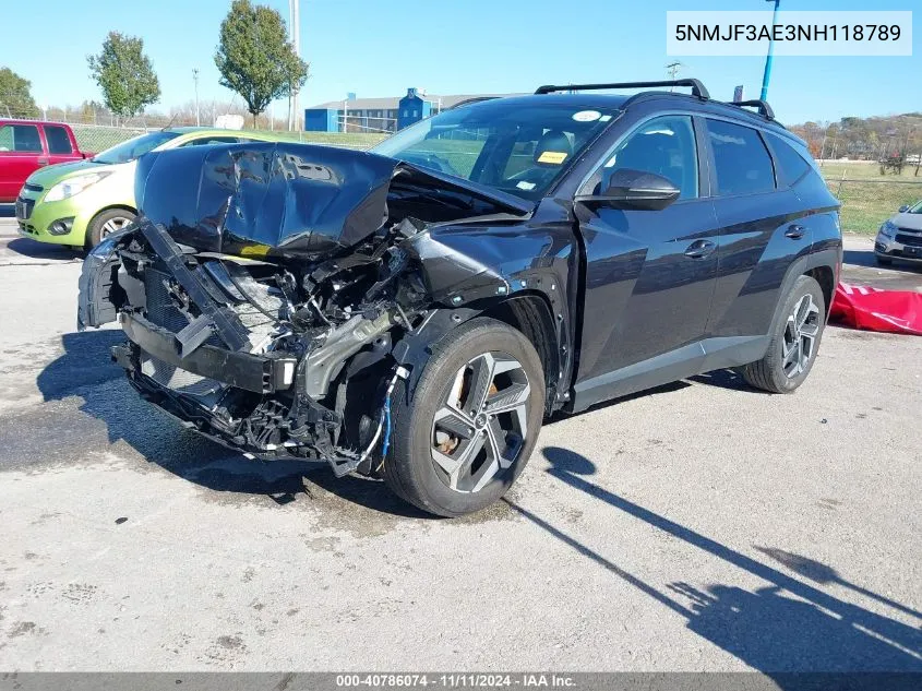 5NMJF3AE3NH118789 2022 Hyundai Tucson Sel