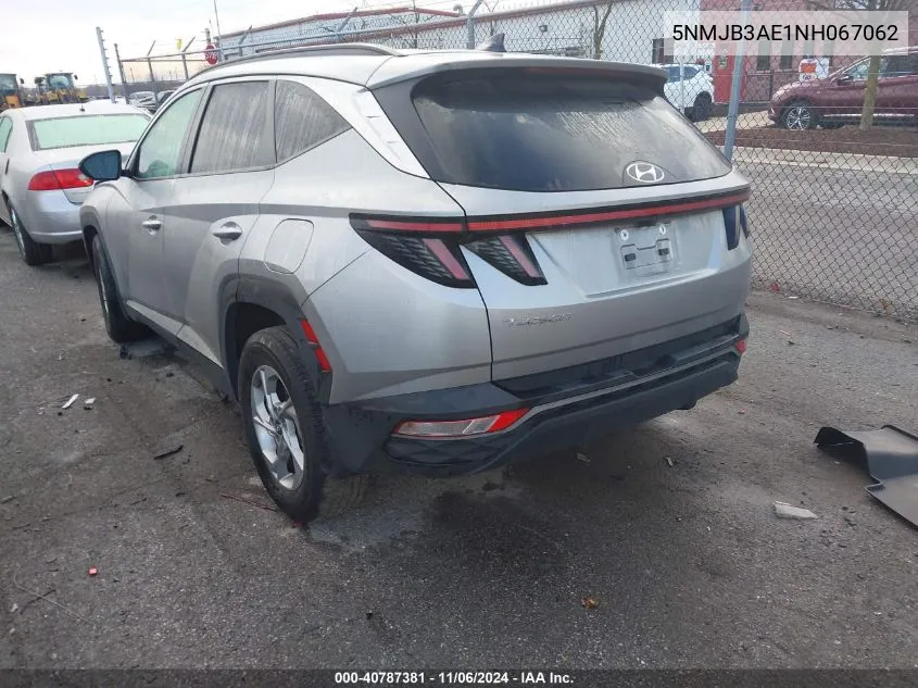 2022 Hyundai Tucson Sel VIN: 5NMJB3AE1NH067062 Lot: 40787381